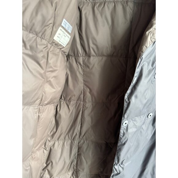 Brunello Cucinelli Dark Grey Down filled Fur Trim Puffer Jacket 42/S - Picture 3 of 9